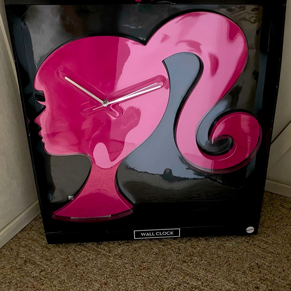 Large Barbie Wall Clock
